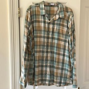 Toad and Co Men’s Insect Shield Debug Long Sleeve Linen Flannel